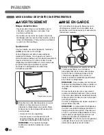 Preview for 62 page of LG LFX21971 Series User'S Manual & Installation Instructions