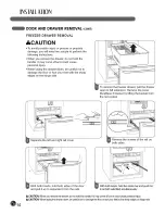 Предварительный просмотр 14 страницы LG LFX21980 Series User'S Manual & Installation Instructions