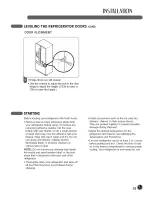 Предварительный просмотр 19 страницы LG LFX21980 Series User'S Manual & Installation Instructions