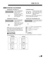 Предварительный просмотр 23 страницы LG LFX21980 Series User'S Manual & Installation Instructions