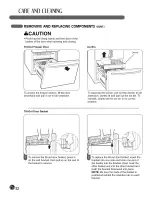 Предварительный просмотр 32 страницы LG LFX21980 Series User'S Manual & Installation Instructions