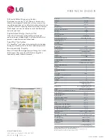 Preview for 2 page of LG LFX23961 Series Specification Sheet