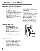 Предварительный просмотр 4 страницы LG LFX25975 Series User'S Manual & Installation Instructions