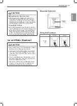 Предварительный просмотр 31 страницы LG LFXS26973 series Owner'S Manual