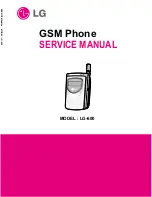 Preview for 1 page of LG LG-600 Service Manual