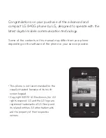 Preview for 3 page of LG LG 840G User Manual