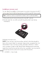 Preview for 12 page of LG LG 840G User Manual