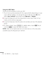 Preview for 22 page of LG LG 840G User Manual