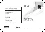 LG LG-A100 User Manual предпросмотр