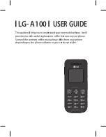 Предварительный просмотр 84 страницы LG LG-A100 User Manual