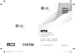 LG LG-A230 User Manual preview