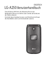 Preview for 3 page of LG LG-A250 User Manual