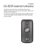 Preview for 39 page of LG LG-A250 User Manual