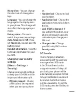 Preview for 22 page of LG LG-A290 User Manual