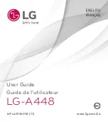 Preview for 1 page of LG LG-A448 User Manual