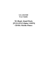 Предварительный просмотр 1 страницы LG LG-AX3100 User Manual