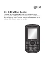 Предварительный просмотр 3 страницы LG LG-C105 User Manual