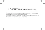 Preview for 3 page of LG LG-C297 User Manual