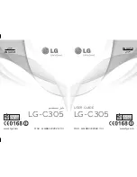 LG LG-C305 User Manual preview