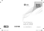 Preview for 1 page of LG LG-C310 User Manual