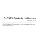 Preview for 3 page of LG LG-C399 User Manual