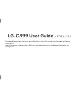 Preview for 37 page of LG LG-C399 User Manual