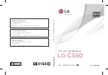 Предварительный просмотр 1 страницы LG LG-C550 Quick Reference Manual