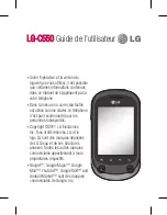 Предварительный просмотр 99 страницы LG LG-C550 Quick Reference Manual