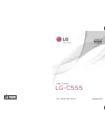 LG LG-C555 User Manual preview