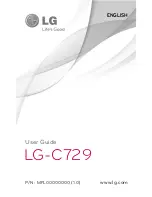 Preview for 1 page of LG LG-C729 User Manual