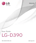 Preview for 1 page of LG LG-D390 User Manual