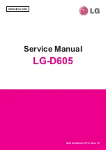 Preview for 1 page of LG LG-D605 Service Manual