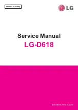 Preview for 1 page of LG LG-D618 Service Manual