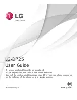 LG LG-D725 User Manual preview