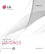 Preview for 1 page of LG LG-D803 User Manual