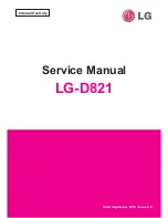 Preview for 1 page of LG lg-d821 Service Manual