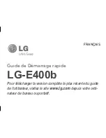 Preview for 61 page of LG LG-E400b Quick Start Manual