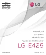 LG LG-E425 User Manual предпросмотр