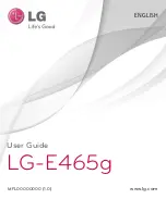 LG LG-E465g User Manual preview