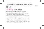 Предварительный просмотр 1 страницы LG LG-E617g User Manual