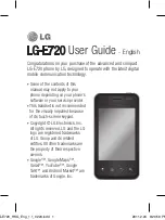 Предварительный просмотр 161 страницы LG LG-E720 User Manual