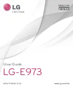 LG LG-E973 User Manual preview