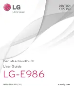 LG LG-E986 User Manual preview