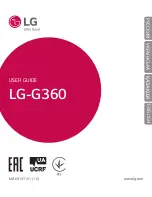 Preview for 1 page of LG LG-G360 User Manual