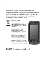 Preview for 3 page of LG LG-GS500 Manual