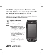 Preview for 93 page of LG LG-GS500 Manual