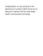 Preview for 4 page of LG LG-GX500 Owner'S Manual