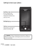 Preview for 8 page of LG LG-GX500 Owner'S Manual