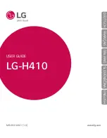 Preview for 1 page of LG LG-H410 User Manual