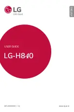 Preview for 1 page of LG LG-H840 User Manual